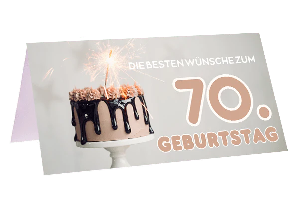 70. Geburtstag