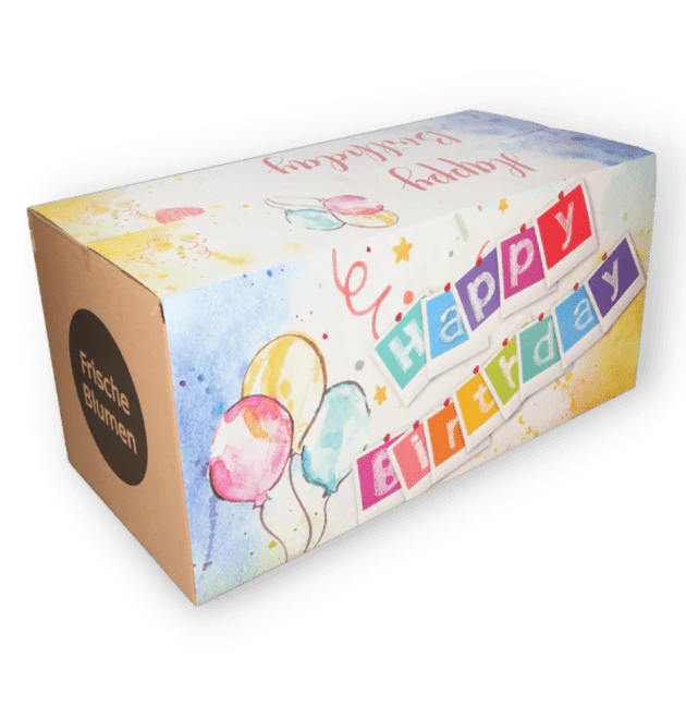 Geschenk-Verpackung - "Happy Birthday"