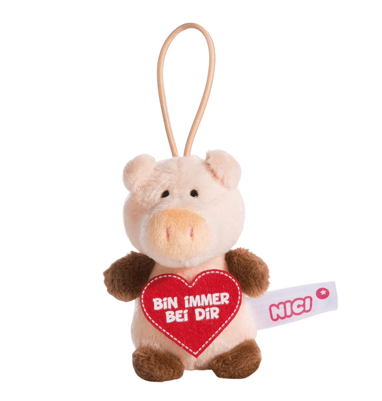 Nici – Loop Anhänger Schwein (8 cm)