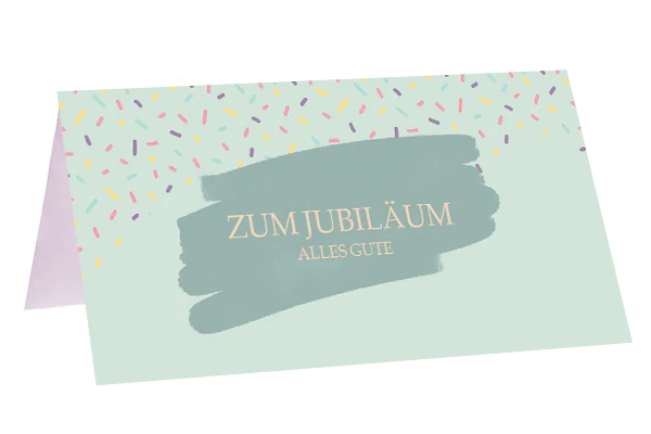 Zum Jubiläum alles Gute
